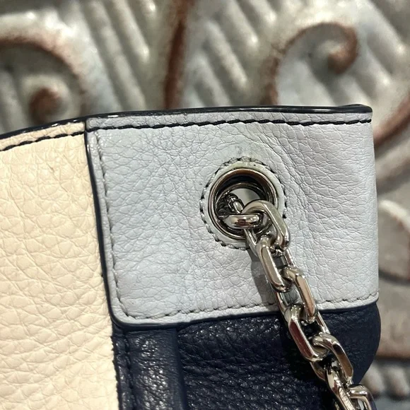 TORY BURCH Britten Patchwork Tote RARE!! 💎💎💎 - Picture 11 of 16